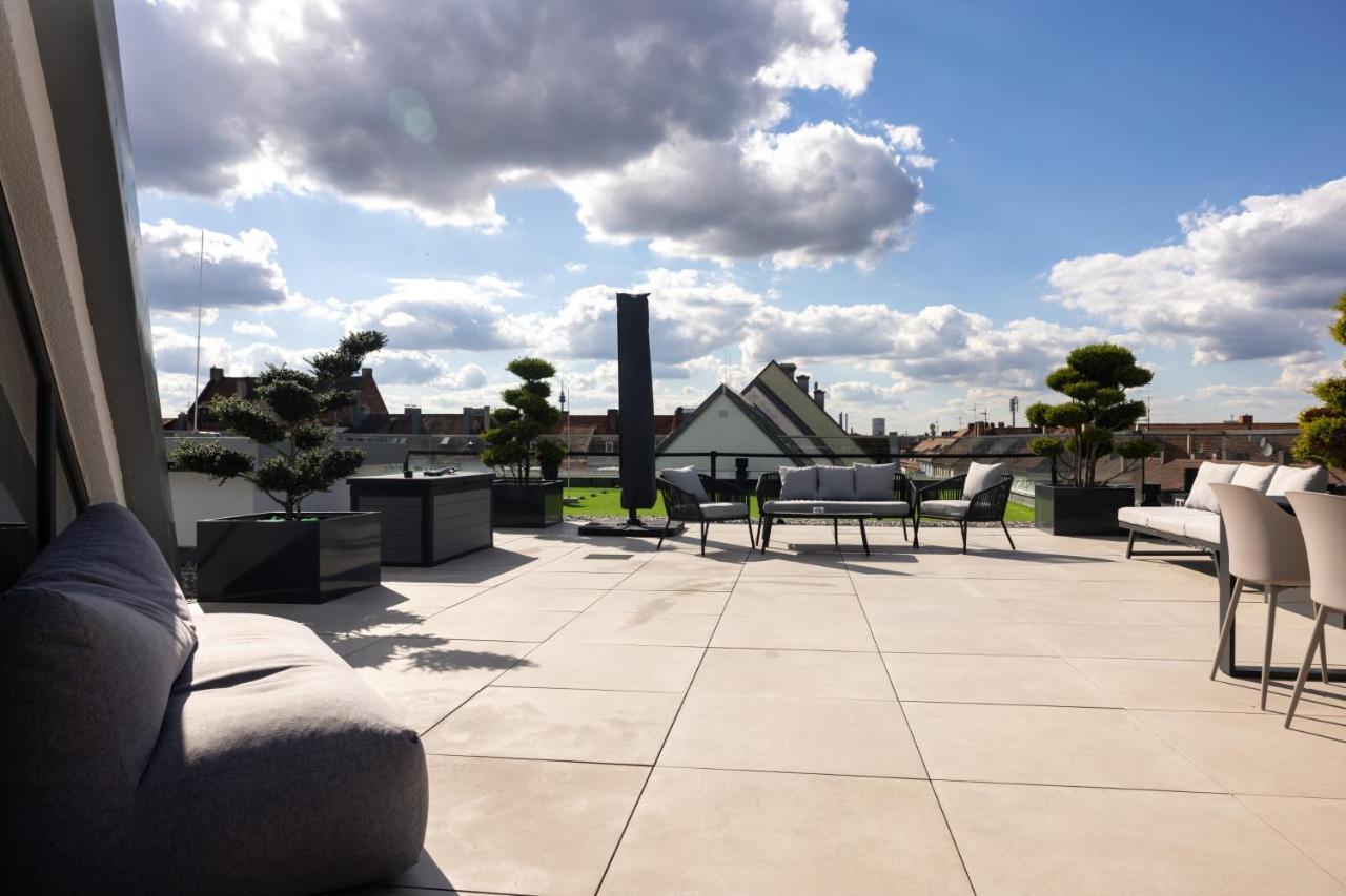 The Penthouse At Eco Smart Apartments Nürnberg Exterior foto