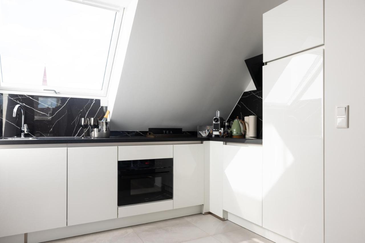 The Penthouse At Eco Smart Apartments Nürnberg Exterior foto